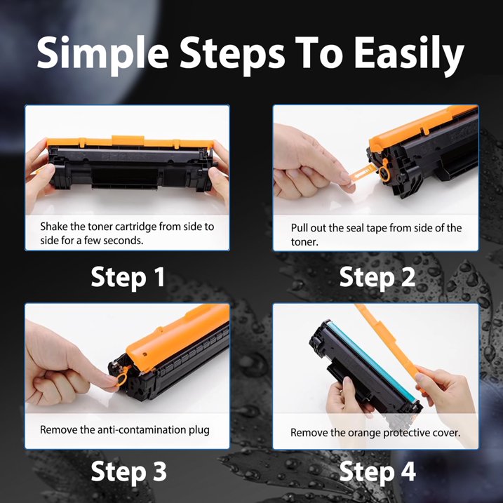 202A Toner Cartridges Compatible for HP 202A CF500A Toner Cartridge for Color LaserJet Pro MFP M281fdw M254dw Printer