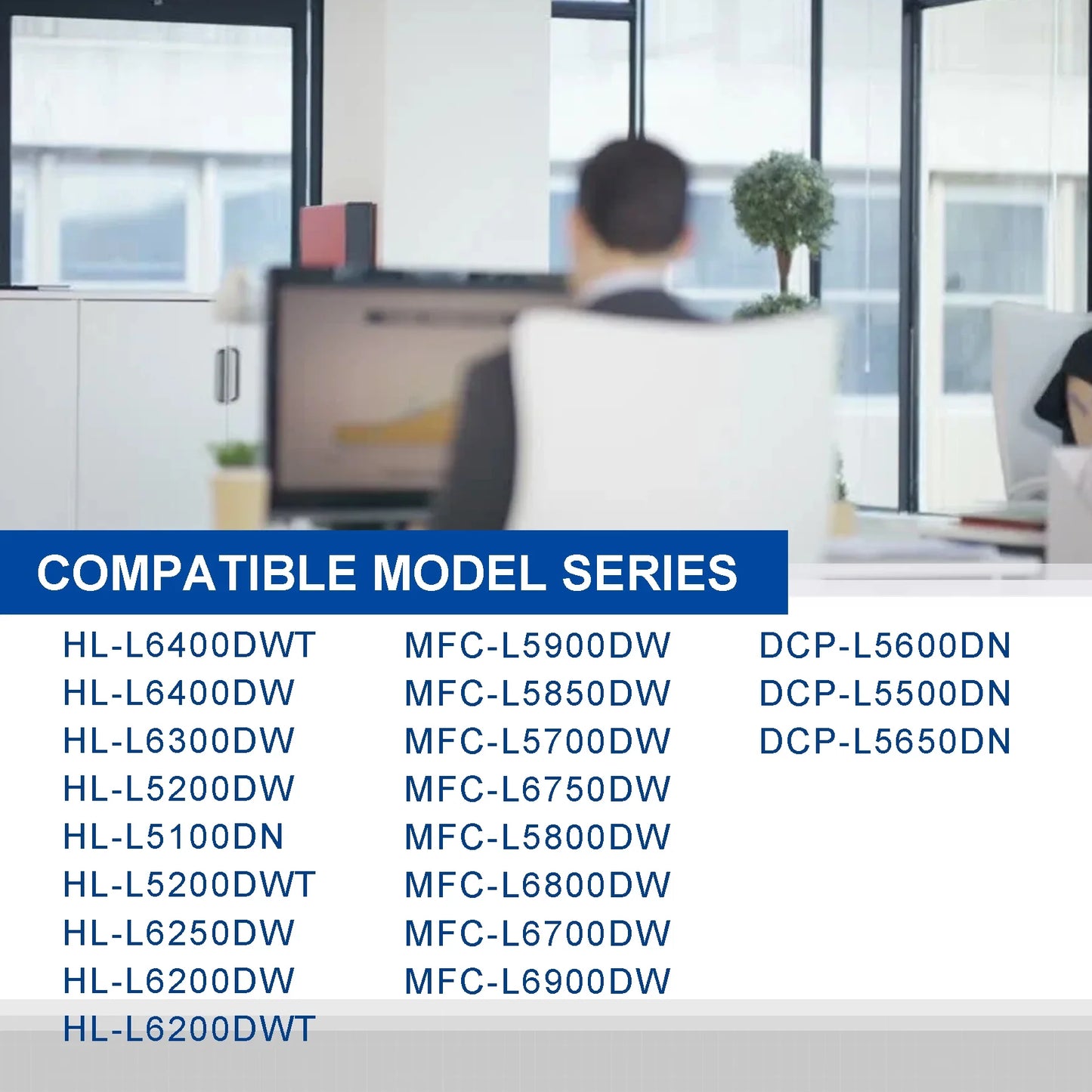 3 PK TN850 Toner Cartridge Replacement for Brother TN850 820 Toner HL-L5200DW MFC-L6800DW L6900DW