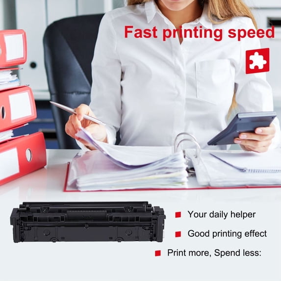 054 Toner Cartridge 4 Pack-BK/C/M/Y Replacement for Canon 054 ImageCLASS MF641Cdw MF642Cdw MF644Cdw LBP622Cdw Printer