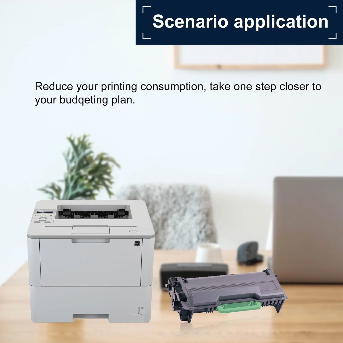 TN-820 TN820 High Yield Toner Cartridge 1 Pack Black Replacement for Brother HL-L6200DW Printer