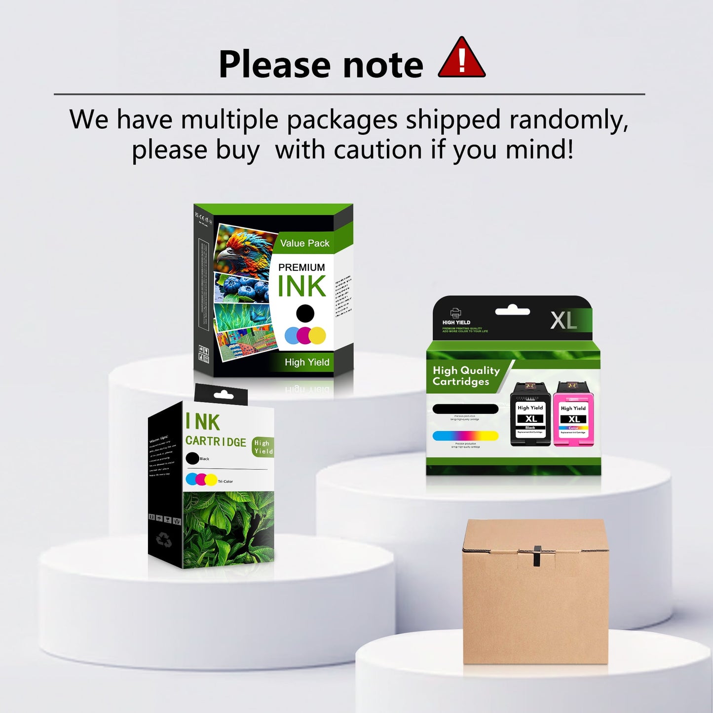 564XL Ink Cartridge (4-Pack Black/ Cyan/ Magenta/ Yellow) Compatible for HP 564 XL Ink Cartridges for DeskJet 3520 OfficeJet 4620 PhotoSmart B8550 Printer