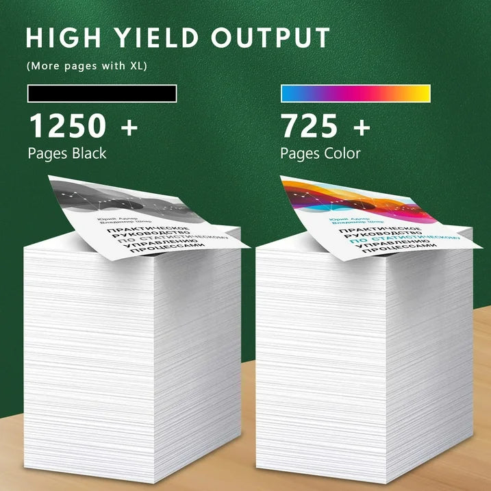 920 Ink Compatible for HP 920XL Ink Cartridge for OfficeJet 6500 Printer (Black Cyan Magenta Yellow)