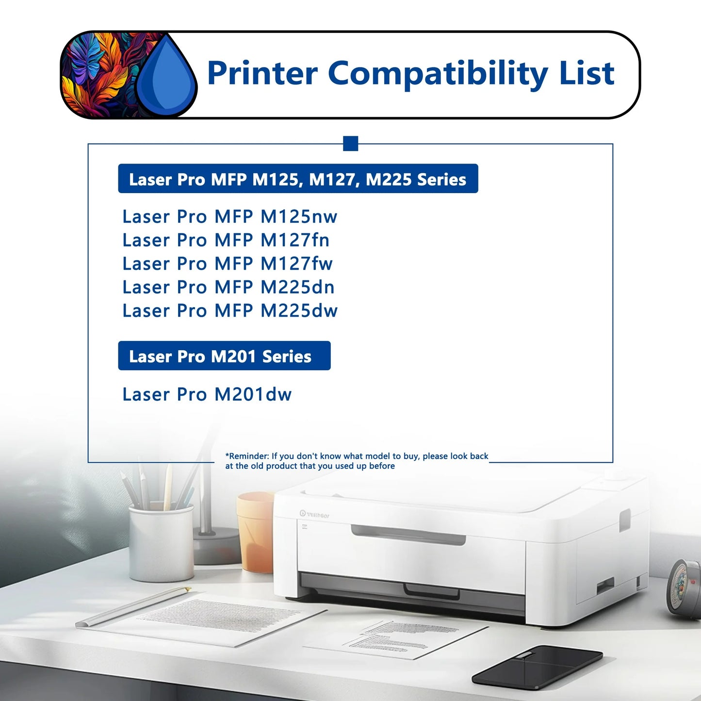 83A Toner Cartridge 3 Pack Compatible for HP 83A CF283A Black Toner Cartridges for Laser Pro M201, Laser Pro MFP M125, M127, M225 Series Printers