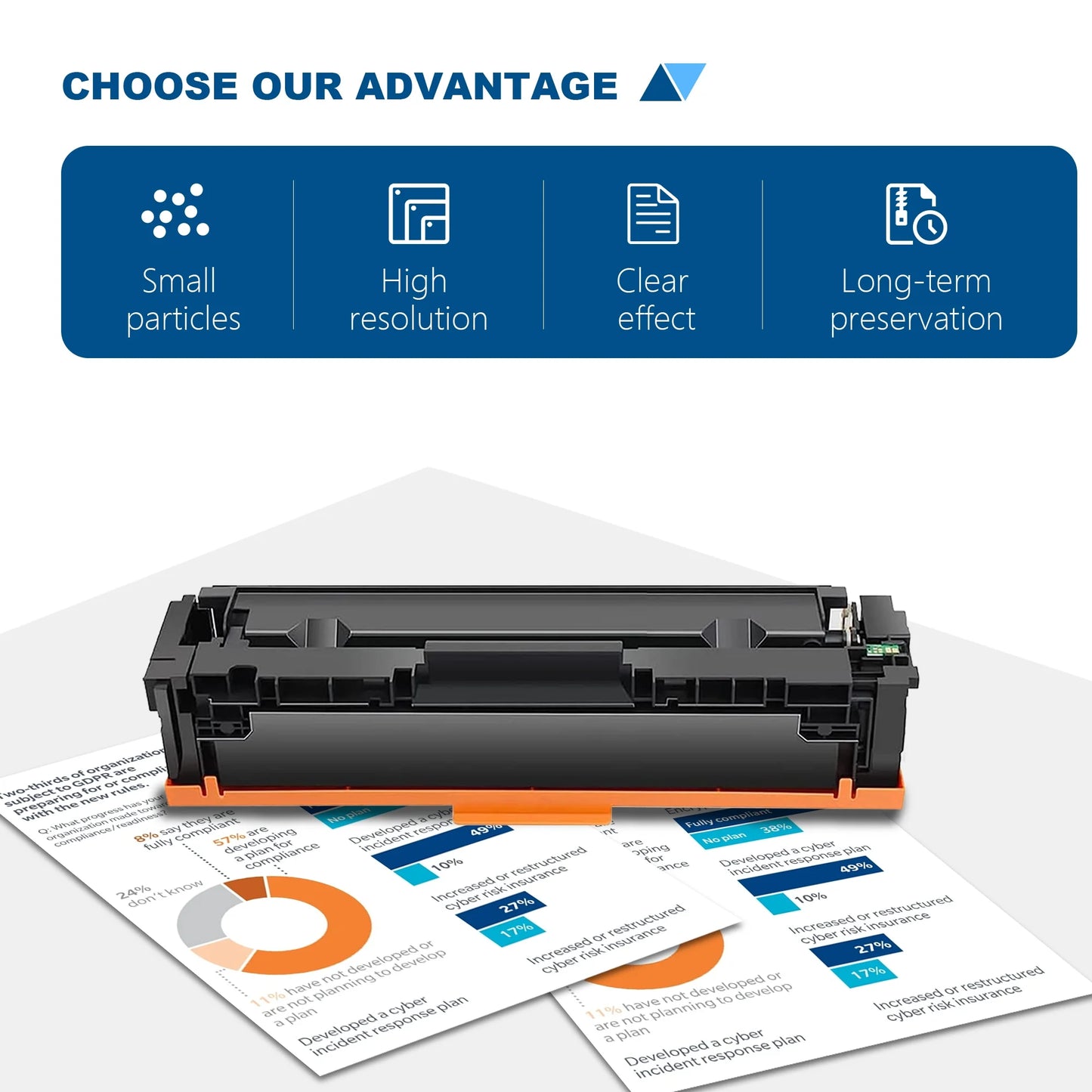 206A 4Pack Toner Cartridge Black 1600 Pages Cyan Magenta Yellow 1550 Pages With Chip Compatible for HP M255dw M282nw M283fdn M283fdw Printer