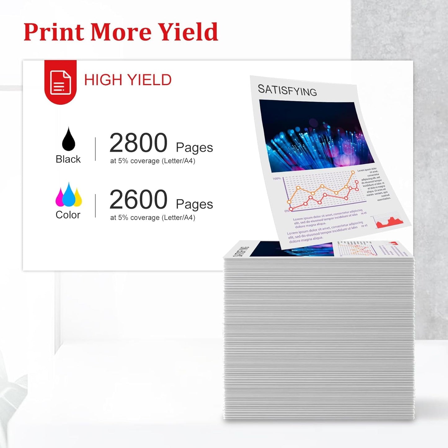 055 Toner Cartridge Set (4-Pack, Black, Cyan, Magenta, Yellow) Compatible 055 High Yield Replacement for Canon 055 Toner Color imageCLASS MF743Cdw MF741Cdw MF745Cdw MF746Cdw LBP664Cdw Printer