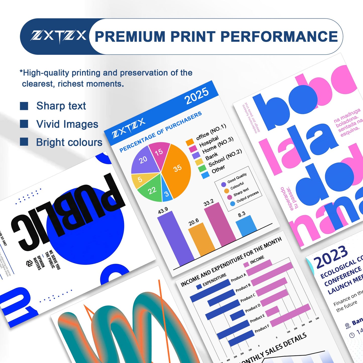 TN433 Toner Compatible for Brother TN433 Toner Cartridges for L8260CDWT L8900CDW Printer 4-Pack (Black Cyan Magenta Yellow)