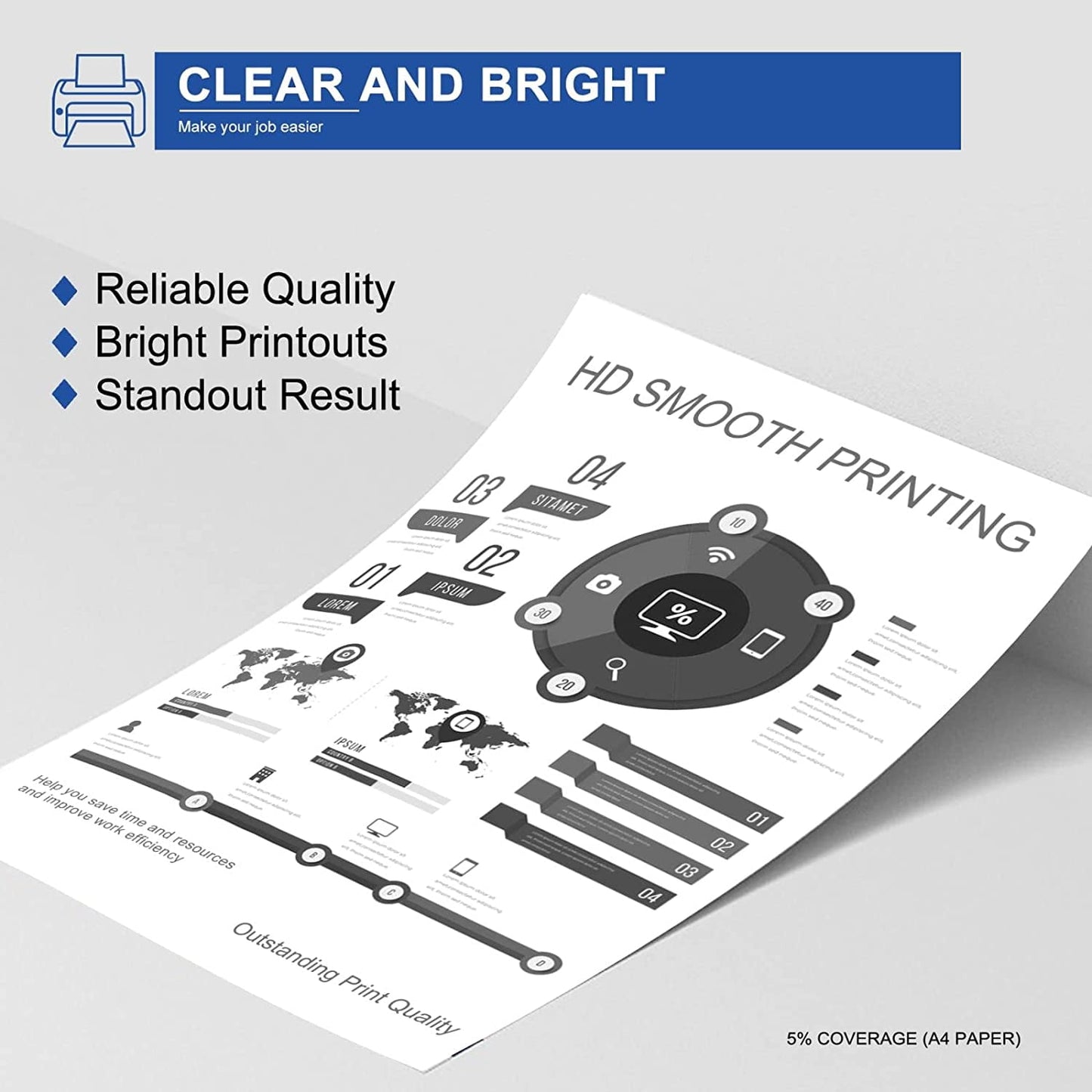DR 730 Black Drum Unit (NOT Toner) Replacement for Brother DR 730 for Brother HL-L2350DW Printer (1 Pack)