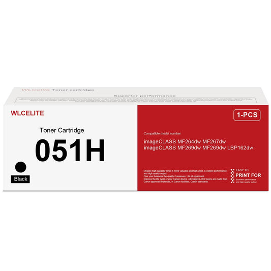 051H Toner Cartridge Replacement for Canon 051H 051 Black Toner Cartridges Printer