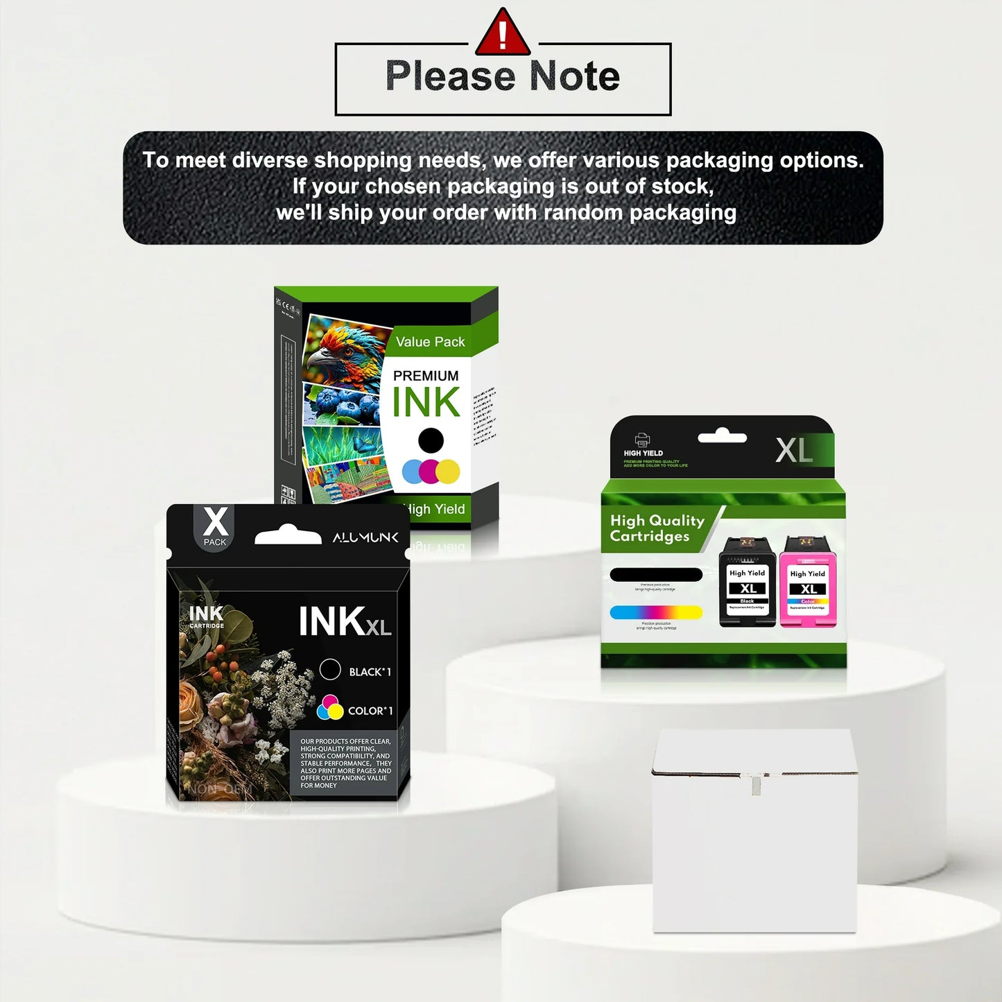 68 Ink Cartridge Compatible for HP 68 Ink Cartridge Black Tri-Color for Envy 6100e 6500e Series (2 Pack)