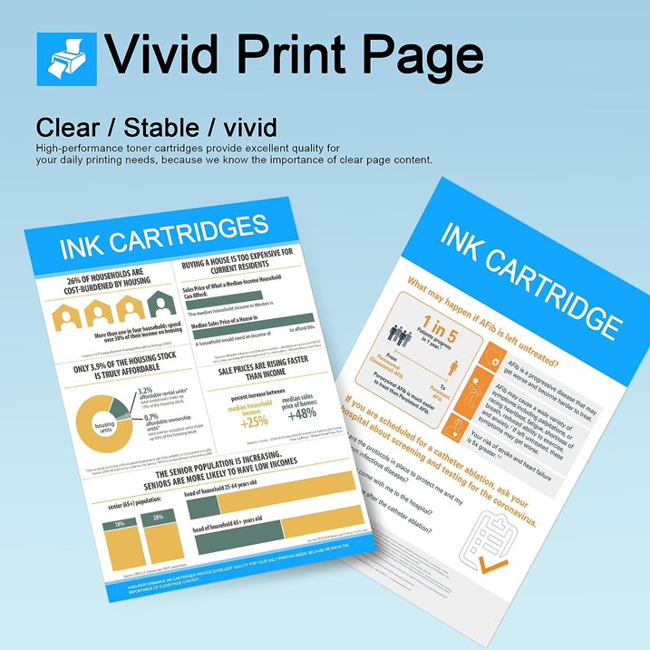 LC3035 Ink Cartridges 4-Pack Compatible for Brother LC3035 Ink Compatible for MFC-J995DW Printer