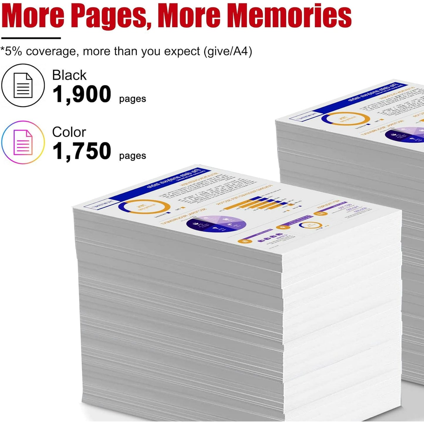 067 High Yield Toner Cartridge (Black Cyan Magenta Yellow, 4 Pack), Replacement for Canon 067 067H Cartridge MF656Cdw MF654Cdw MF653Cdw LBP632Cdw Printer