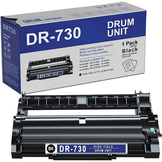 1 Pack DR 730 Black High Yield Drum Unit DR730 Compatible Replacement for Brother DCP L2550DW MFC L2710DW L2750DWXL L2750DW HL L2390DW L2350DW L2370DWDWXL L2395DW Printer
