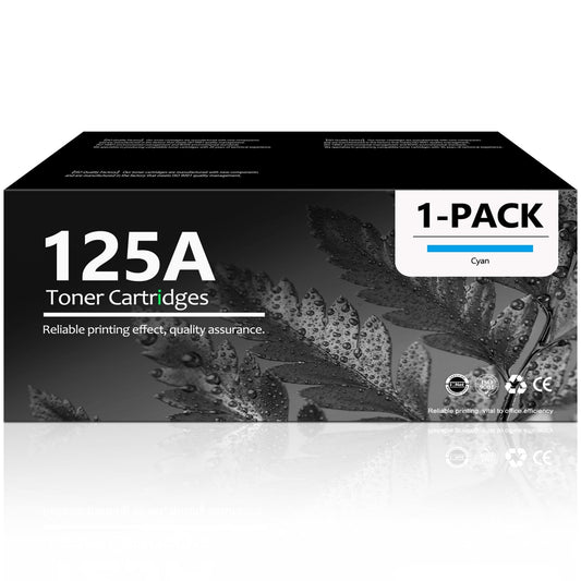 125A Cyan Toner Cartridge Compatible for HP 125A CB541A Toner Cartridge for CP1215 CM1312 MFP Printer