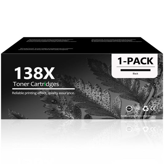 138X Toner Cartridge Compatible for HP 138X W1380X Toner Cartridge for Laserjet Pro 3001dw 3001dwe Printer