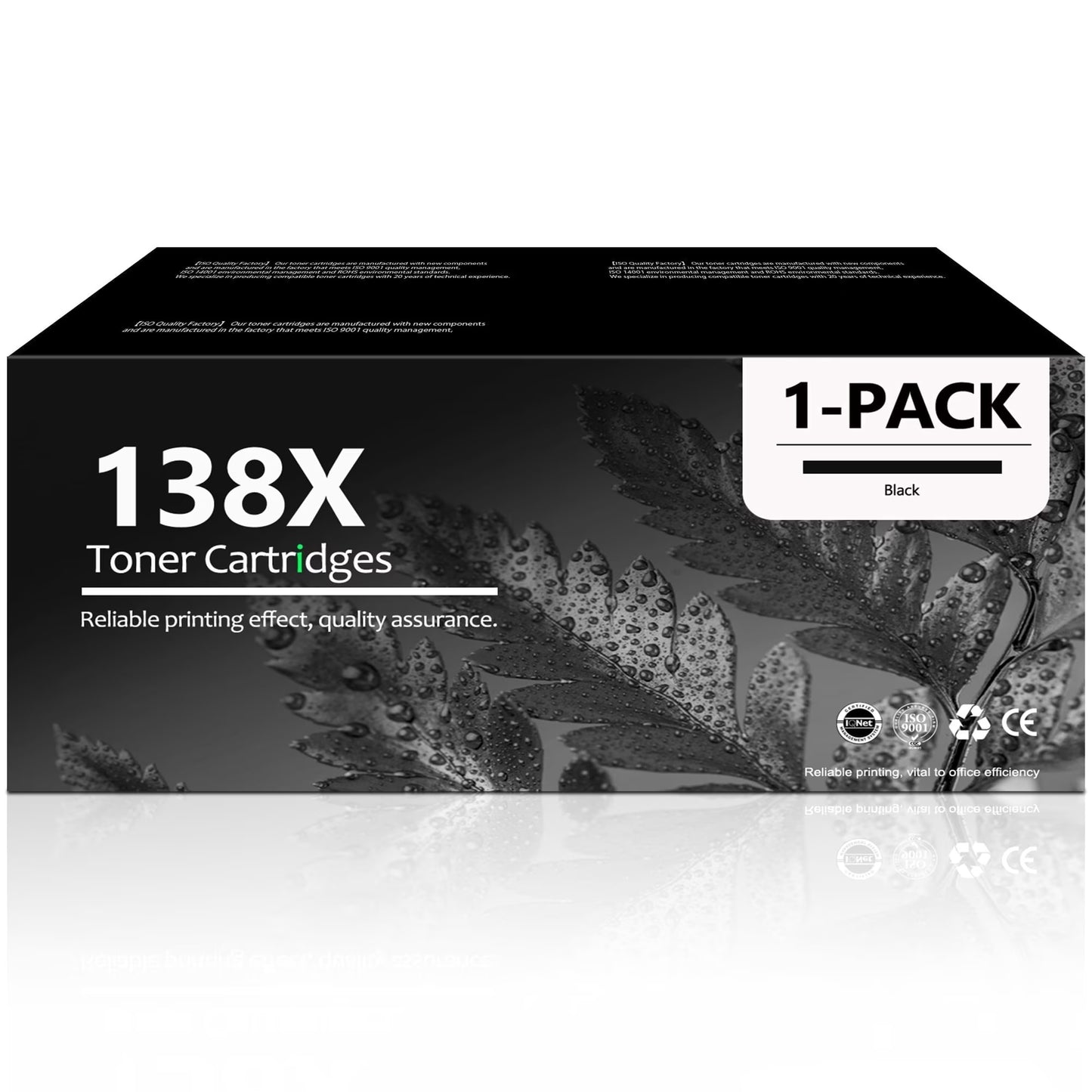 138X Toner Cartridge Compatible for 138X W1380X Toner Cartridge for Laserjet Pro 3001dw 3001dwe Printer