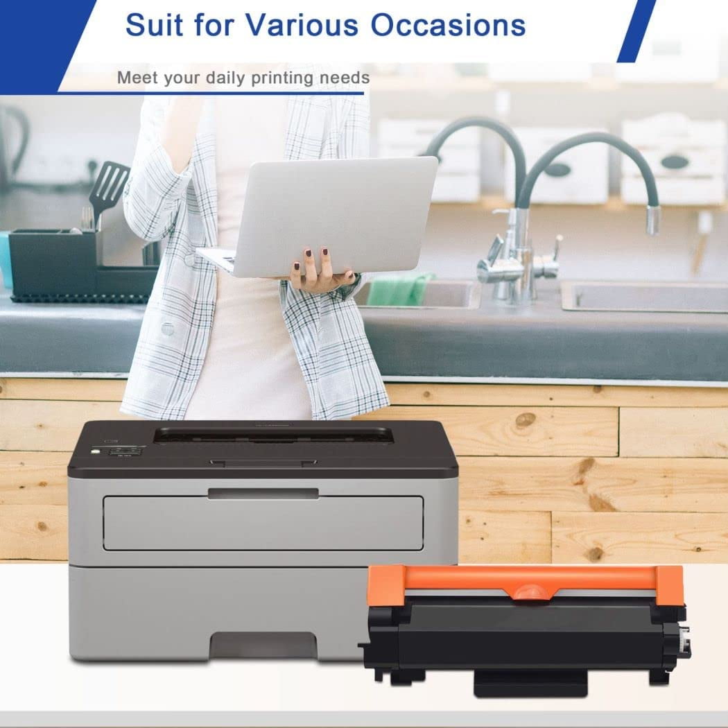 TN730 TN 730 TN-730 Black Toner Cartridge, TN730BK Compatible TN730 Toner Replacement for Brother TN730 MFC-L2750DW L2750DWXL HL-L2350DW L2390DW L2395DW DCP-L2550DW Printer, 3 Pack