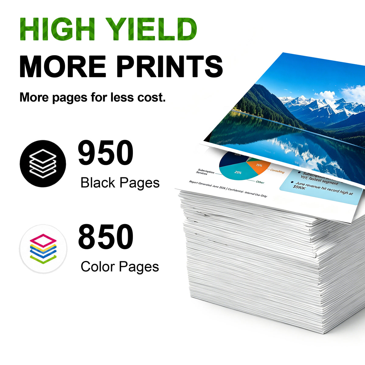 902XL Ink Cartridges Combo Pack Compatible for 902 xl 902 Ink Cartridges Works with OfficeJet Pro 6968 6970 6962 6958 Printers (4-Pack)