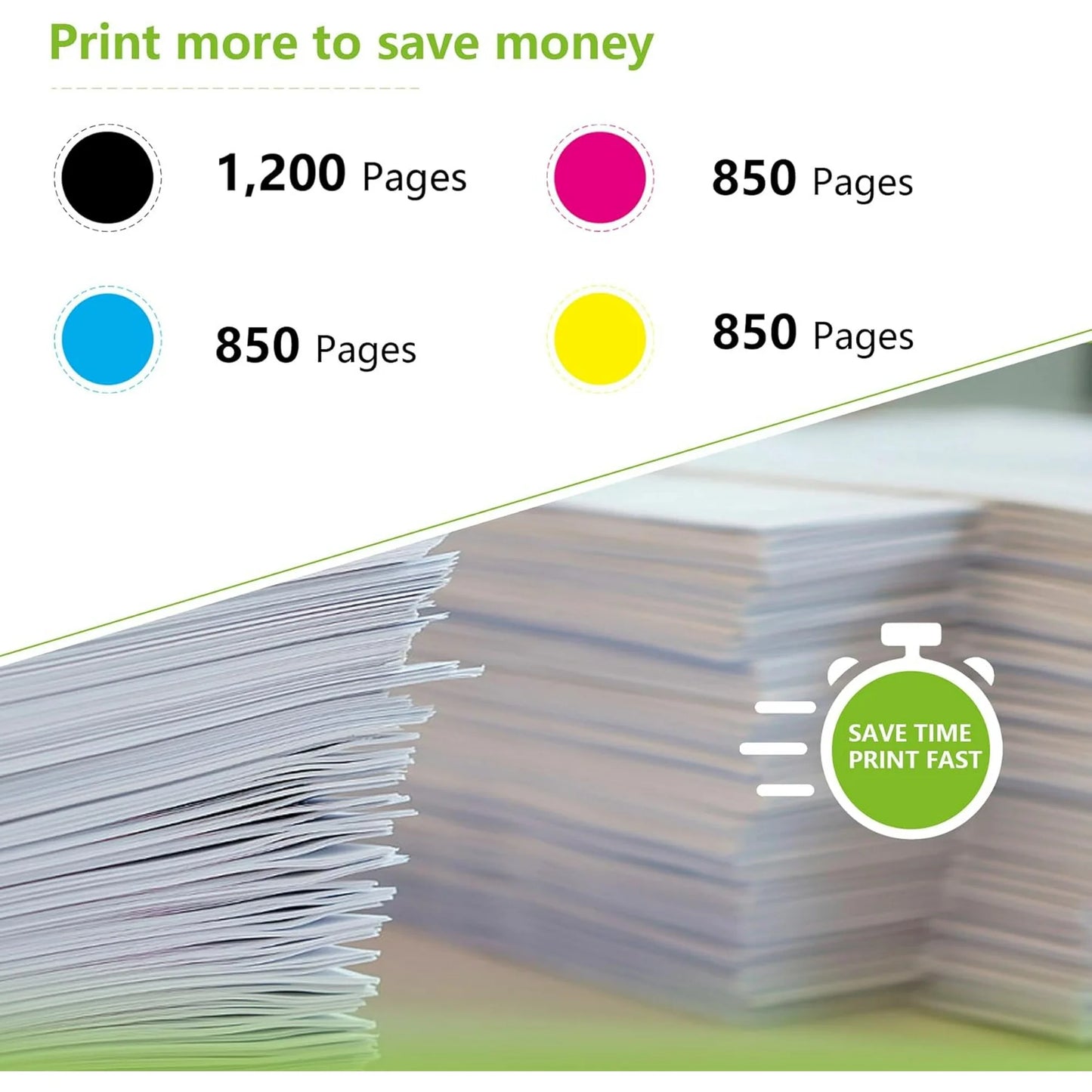 934 XL 935 XL Ink Combo Pack Compatible for HP 934 935 XL Ink Cartridges for OfficeJet 6220 Printer