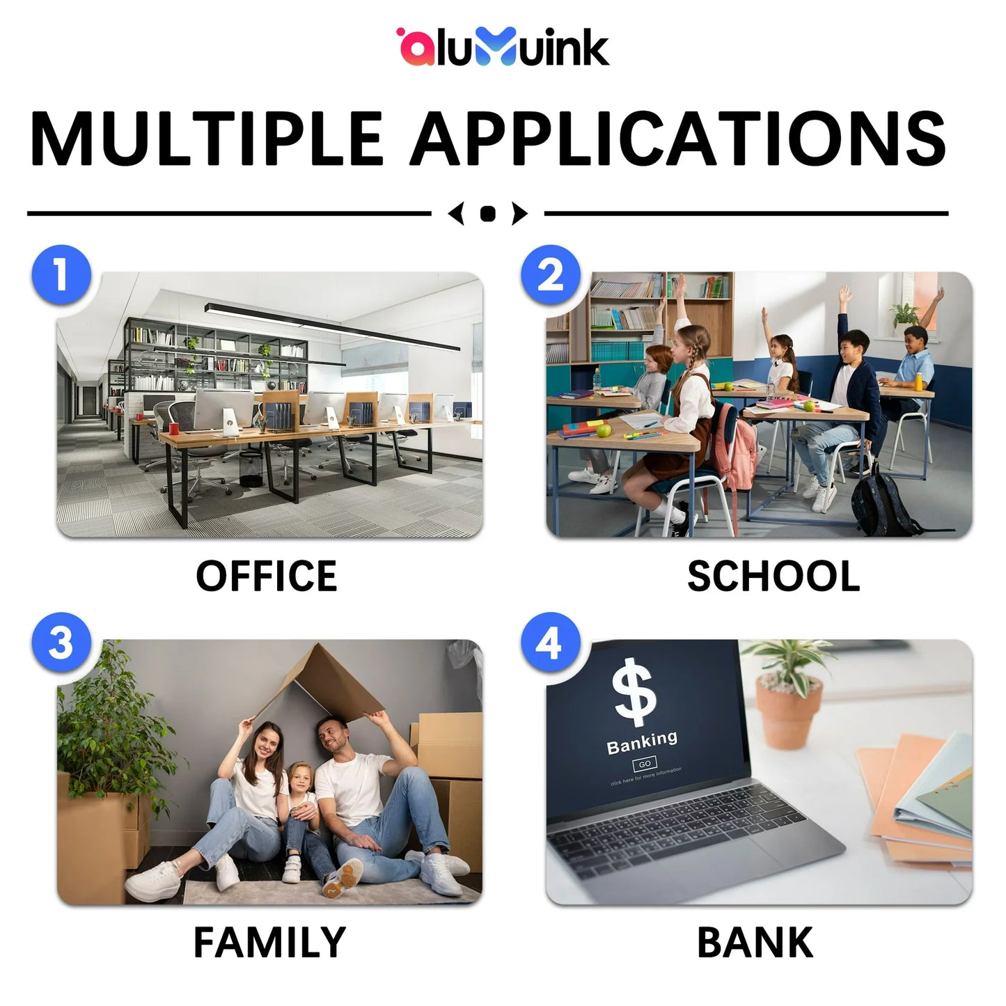 63XL 63 Ink Cartridges Compatible for HP 63XL Ink Cartridge 5255 4512 Printer Ink 2-Pack