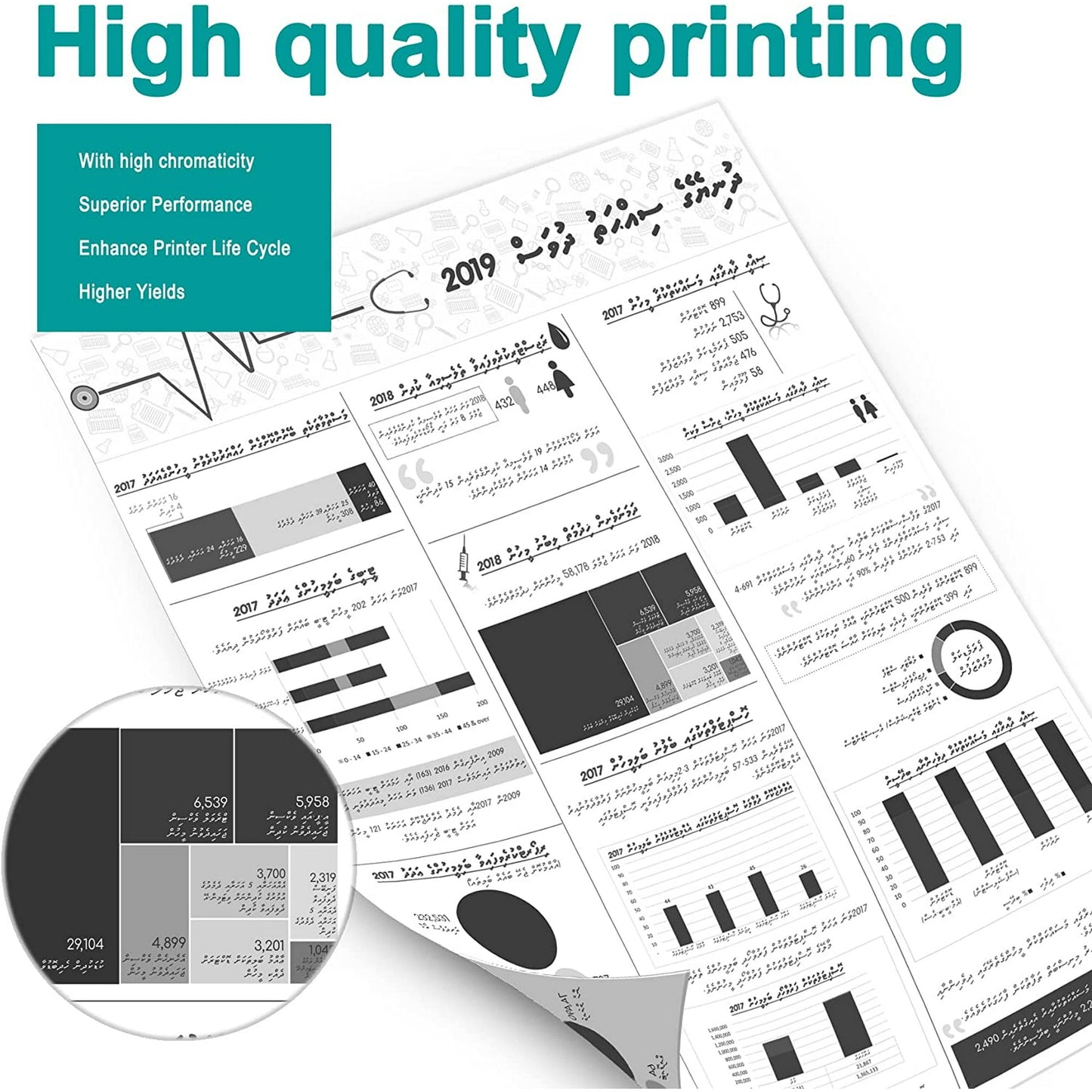 051 Drum Unit (No Toner Cartridge) : Cartridge 051 Black (2170C001) Replacement for Canon 051 ImageCLASS LBP161dw MF263dw MF264dw MF266dw Printer