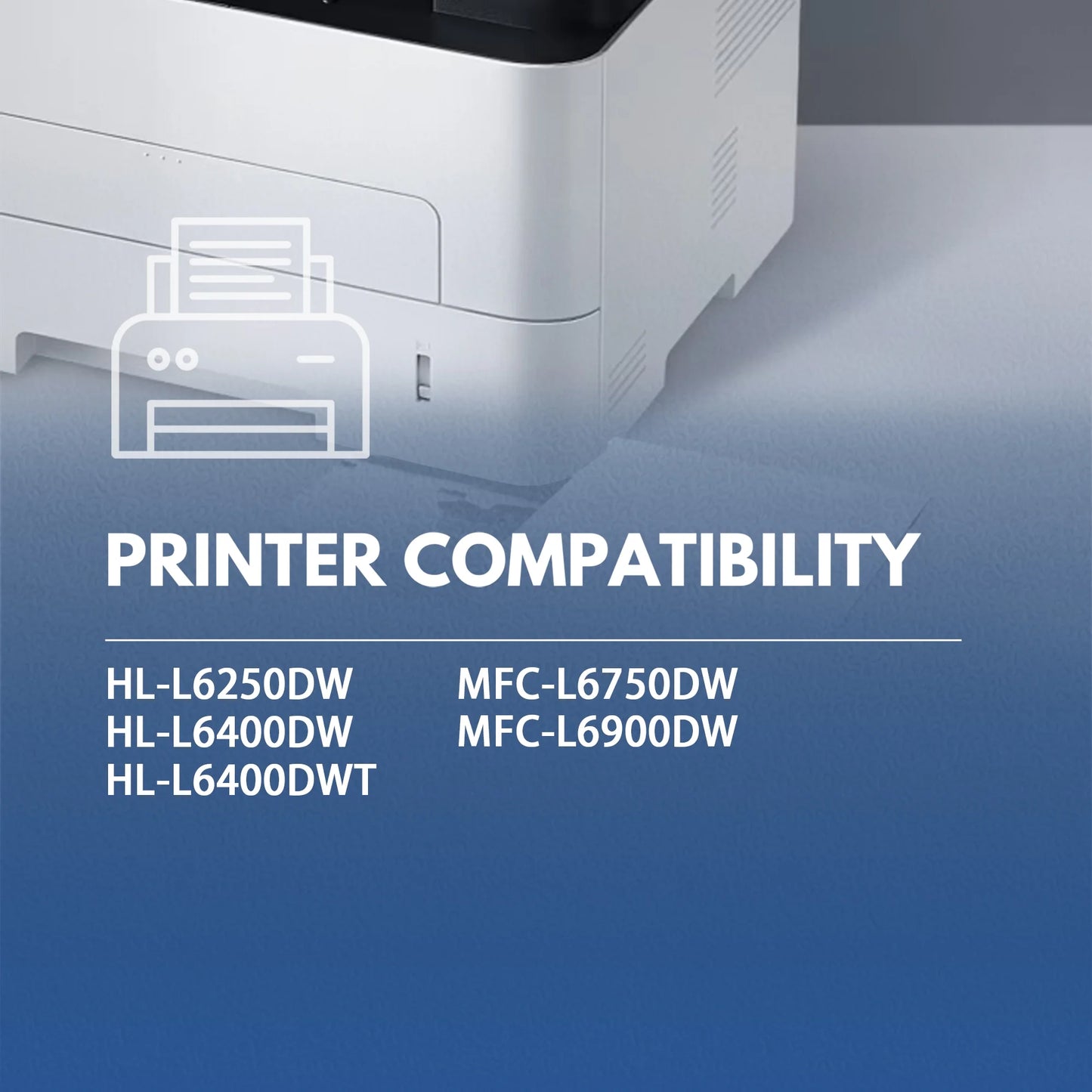 DR890 Drum Unit Compatible with Brother DR 890 for DCP-L5500DN DCP-L5600DN Printers (2-Pack Black Drum Unit)