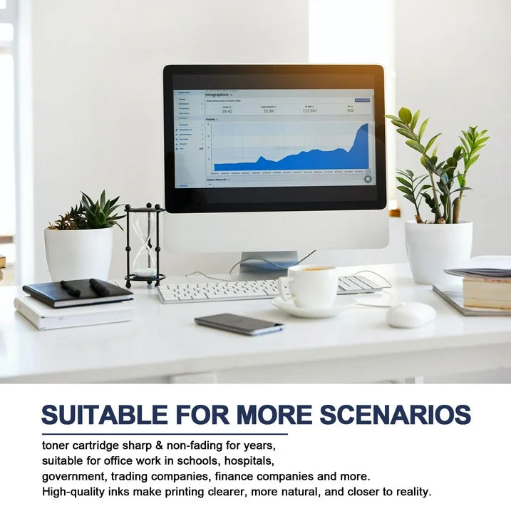 TN433 Toner Cartridges 4 Pack Replacement for Brother TN 433 Toner for MFC-L8900CDW Printer