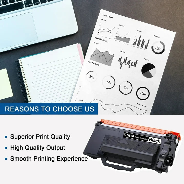 TN850 Toner Cartridge Set Replacement for Brother TN850 Toner Cartridge for Brother HL-L6200DW HL-L6200DWT MFC-L5700DW MFC-L5800DW DCP-L5500DN Printer