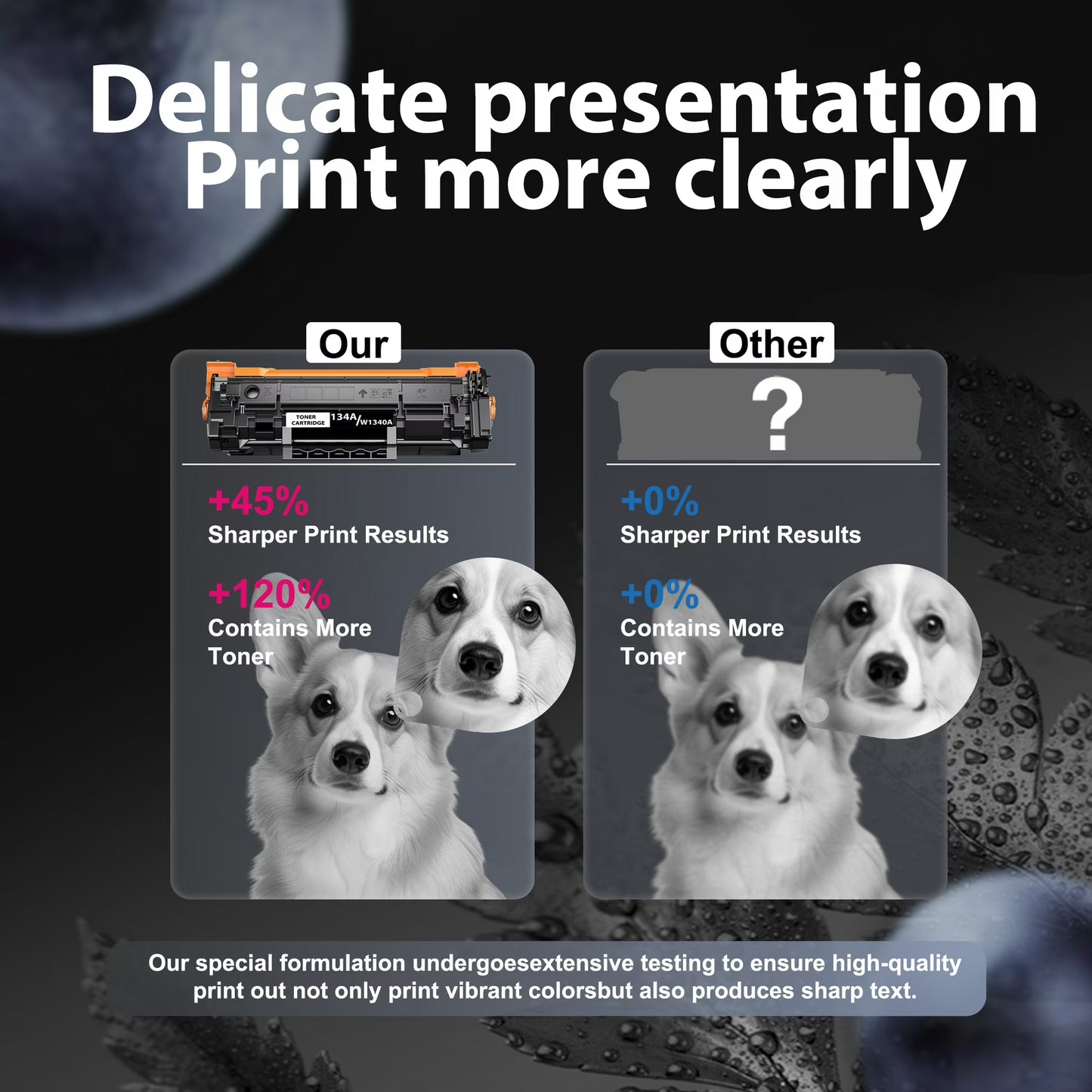 134A W1340A Toner Cartridge Compatible for 134A Toner Cartridges for LaserJet M234sdw M234dw Printer(4 Pack，Black)