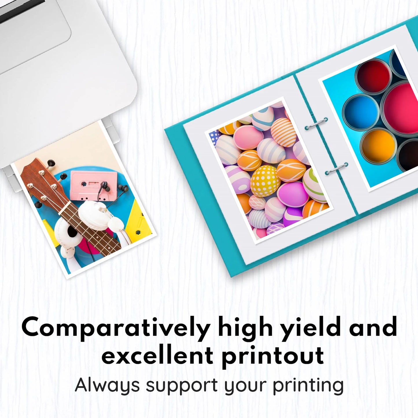 64XL Ink Cartridge Black Tri-Color Compatible for HP 64 Ink Cartridges for Envy 7855 7864 Printers