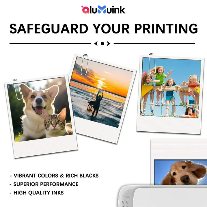 920 Ink High Yield Compatible for HP 920 XL Ink Cartridge Printer Ink 920XL 4 Pack (BK C M Y) 6500A