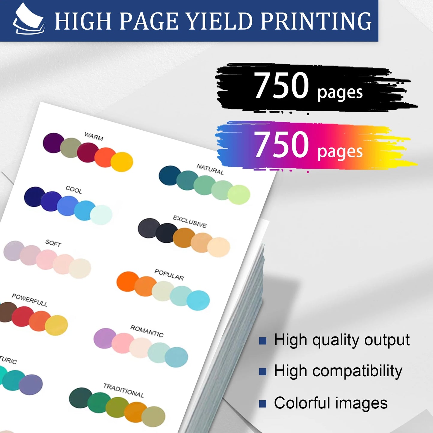 4-PK LC404 Ink Cartridge Replacement for Brother LC 404 Ink for MFC-J1215W Printer 404 ink BK,C,M,Y