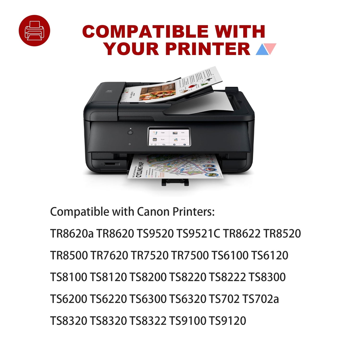 PGI-280XXL Ink Cartridge 2 PGBK Value Pack Compatible with Canon 280 280xxl Ink Cartridge work for Canon TR8620a TR8620 TS9520 TS9521C TR8520 TS8220 Printers