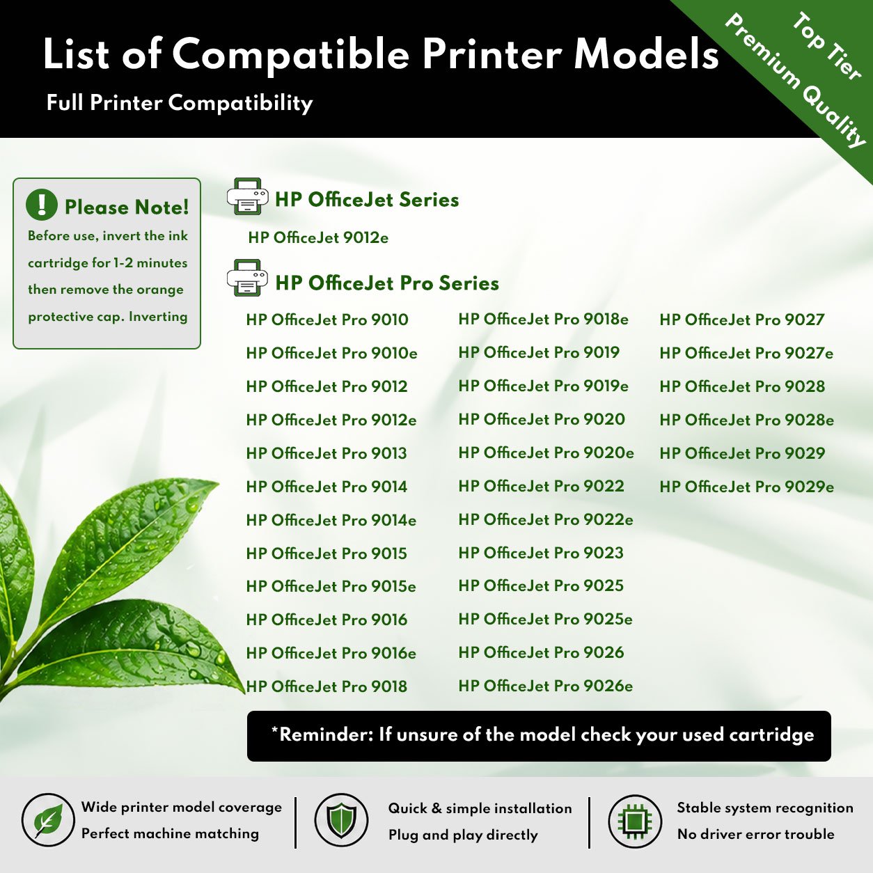 962XL Ink Cartridges Combo Pack Compatible for HP962 XL Ink Cartridges 962 Ink for OfficeJet 9010 9015e 9029e Printers(4 Pack)