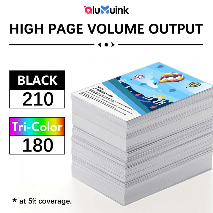 68 Ink Cartridge Compatible for HP 68 Ink Cartridges for Envy 6552e 6555e 6155e 6152e 6558e 6552e 6555e Printers 2-Pack