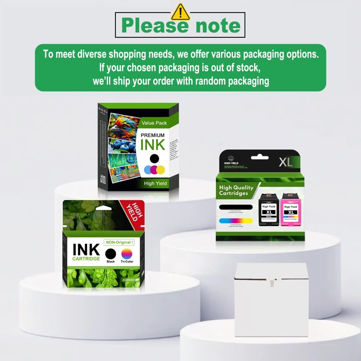 61XL Ink Cartridges Compatible for HP 61 Ink Cartridge Combo Pack for Printer Ink HP 61 for Envy 4500 4502 5530 DeskJet 1000 1010 2050 2500 Officejet 4630 4635 Printer (Black, Tri-Color)