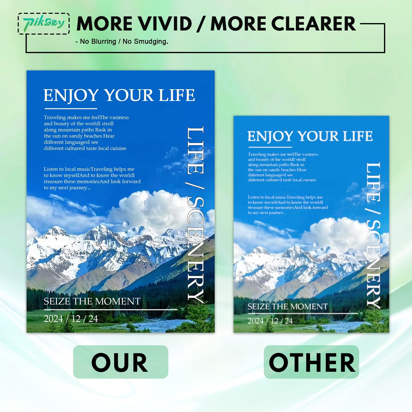 65XL Ink Cartridge Compatible for HP 65 Ink Cartridges for HP AMP 100 105 DeskJet 2600 3700 2622 ENVY 5000 5010 Printers Black/Tri-Color 2-Pack