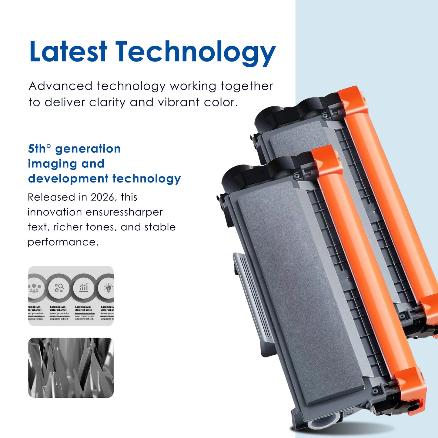 TN 630 TN630 Toner Cartridge Compatible for Brother TN630 High Yield Black Works with HL-L2360DW DCP-L2520DW L2540DW MFC-L2705DW L2707DW ( 3 Pack )