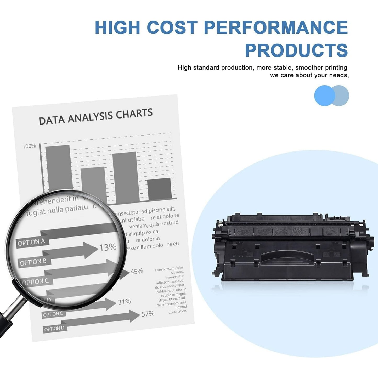 119 Black Toner Cartridge 2 Pack Toner Cartridge Replacement for Canon imageCLASS MF5880 MF5900 MF6100 MF410 LBP6300 LBP6600 LBP250 Series Printers | 3479B001