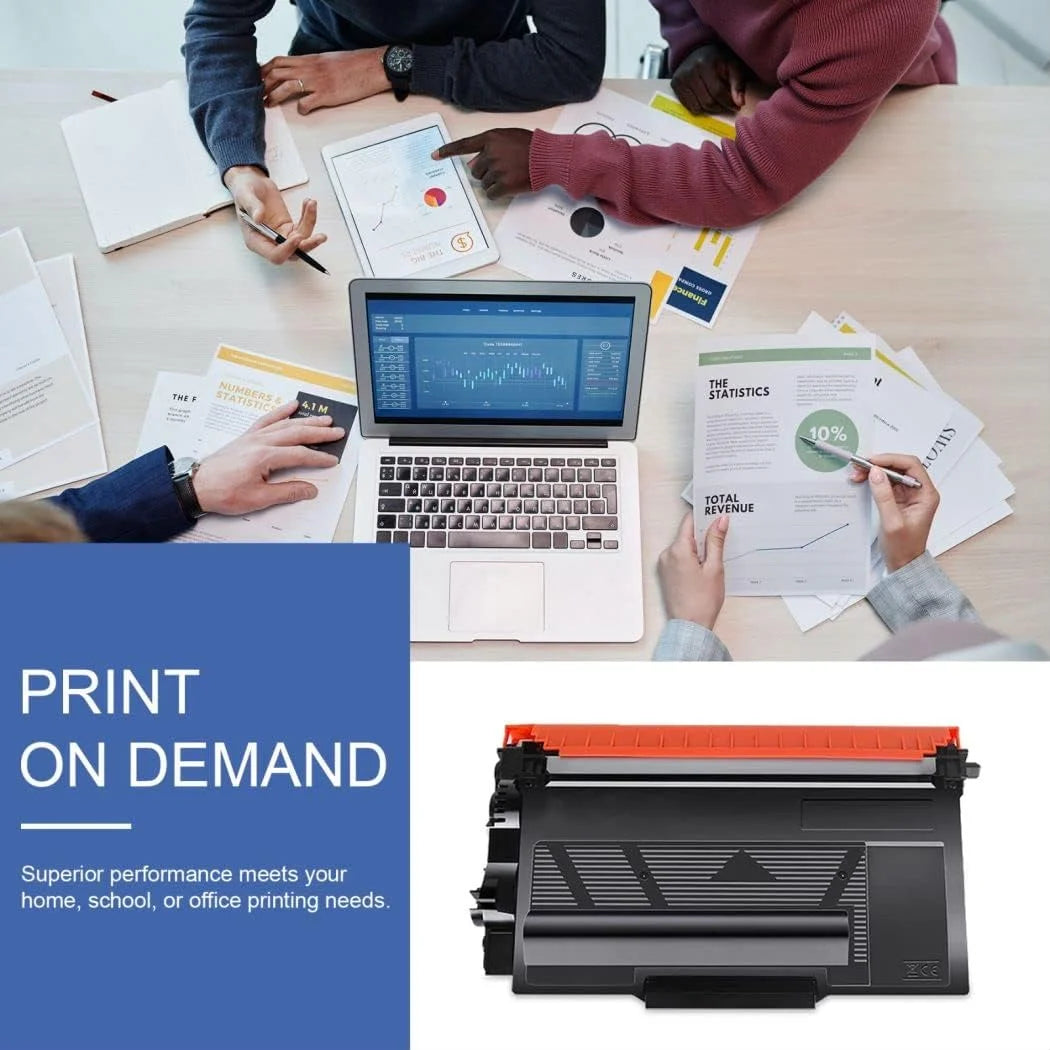 TN820 Toner Cartridge Black Replacement for Brother TN820 Compatible for DCP-L5500DN Printer 1-Pack.