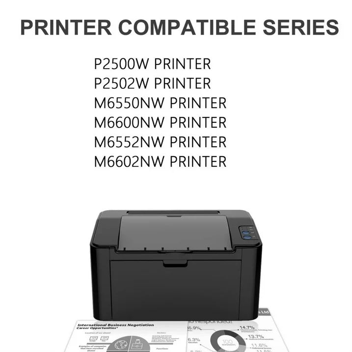 PB-210 PB210 High Yield Toner 2 Black Replacement for Pantum P2500W P2502W M6550NW M6600NW M6552NW Printer