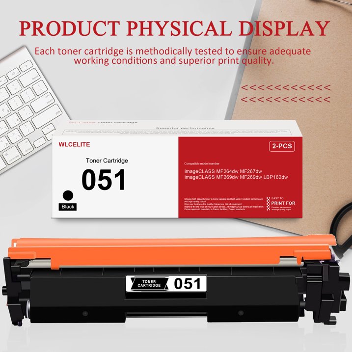 051 Toner Cartridge Replacement for Canon 051 Toner Cartridge for Canon Imageclass MF269dw MF264dw Printer