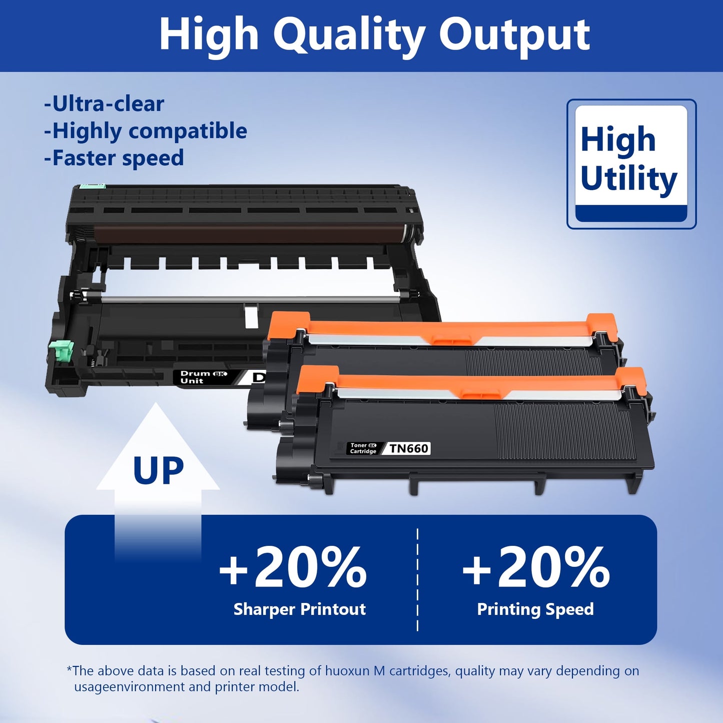 TN660 Toner Cartridge and DR630 Drum Unit Replacement for Brother TN-660 TN630 DR630 DR 630 for DCP-L2500D HL-L2300D HL-L2305W MFC-L2700DW MFC-L2680W Printer (2 Toners, 1 Drum Unit, 3Pack)