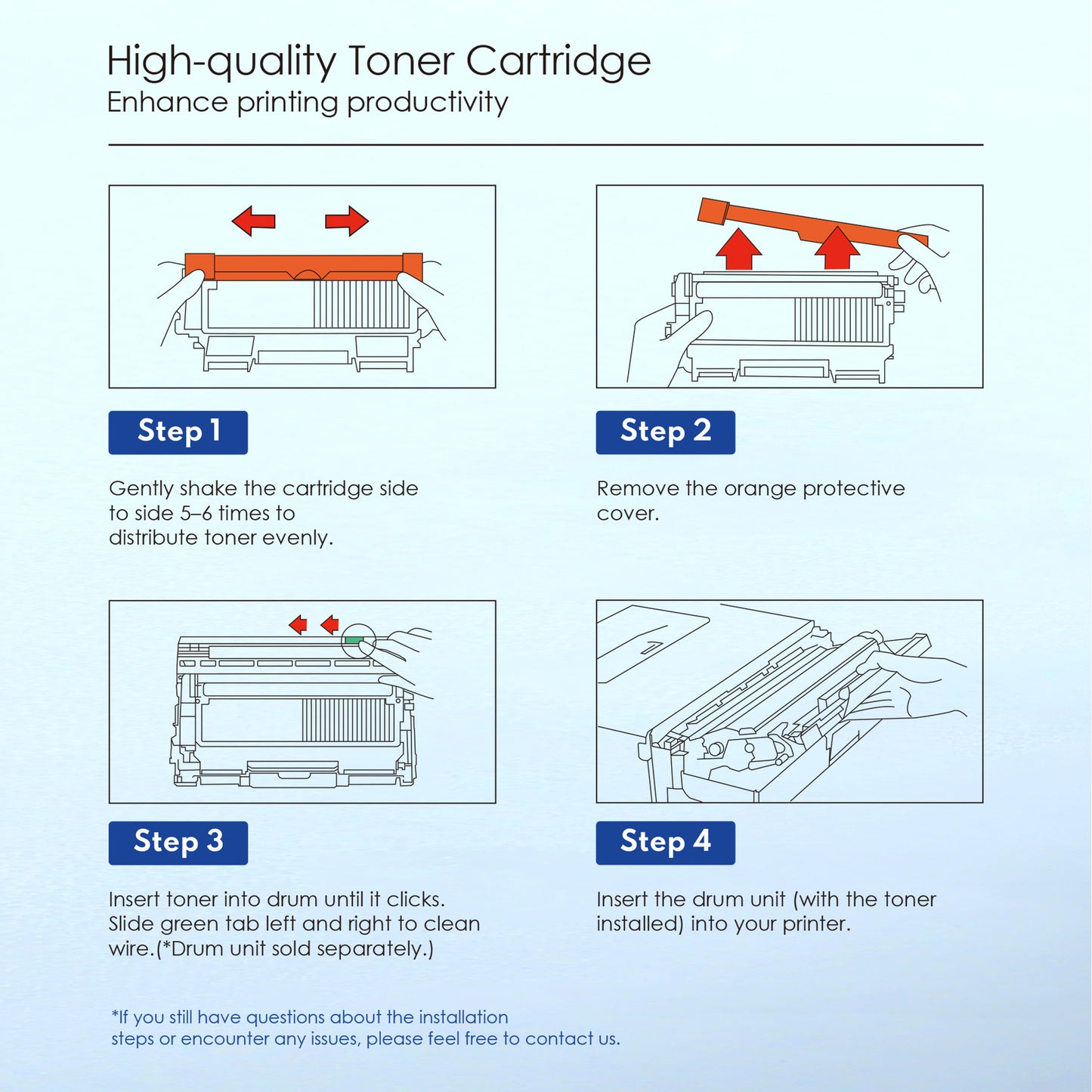 TN-420 TN 420 Toner Cartridge Compatible for Brother TN420 High Yield Black Works with DCP-7060D 7065D Intellifax-2840 2940 HL-2270DW 2275DW [ 3 Black ]