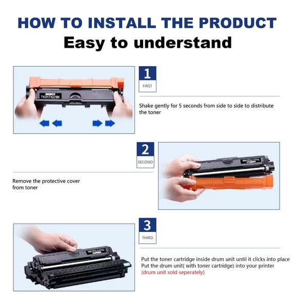 TN221 TN225 Toner Cartridge 4 Pack Compatible for Brother TN221BK TN 221 TN225BK TN 225 Toner for HL-3140CW HL-3150CW MFC-9130CW DCP-9020CDN Printer