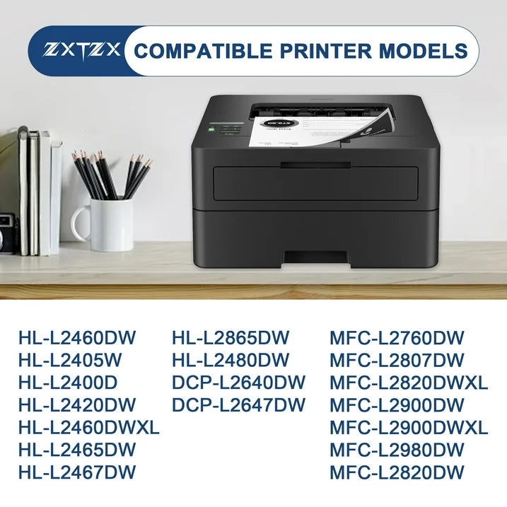 DR830 Drum Compatible for Brother DR830 Drum Unit MFC-L2820DWXL HL-L2480DW DCP-L2640DW Printer