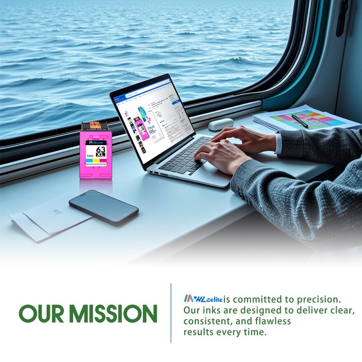 63 Tri-color Ink Cartridge Compatible for HP 63 63XL Ink Cartridge (1 Pack)