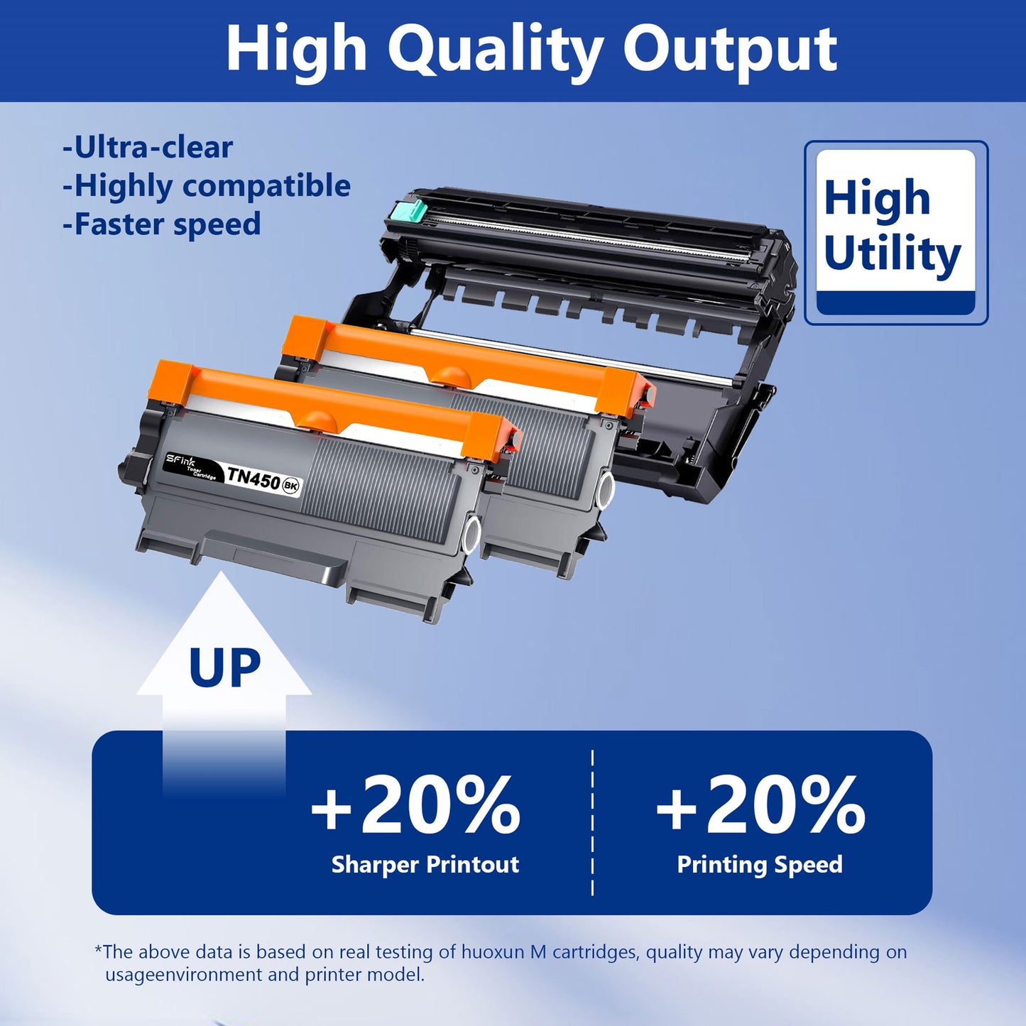 TN450 TN 450 DR420 Toner Cartridge Drum Unit Compatible for Brother TN 450 TN-450 DR420 Use for DCP-7060D 7065DN,IntelliFax-2840 2940,HL-2220 2230 2240 2240D 2270DW 2275DW 2280DW (3 Pack Black)