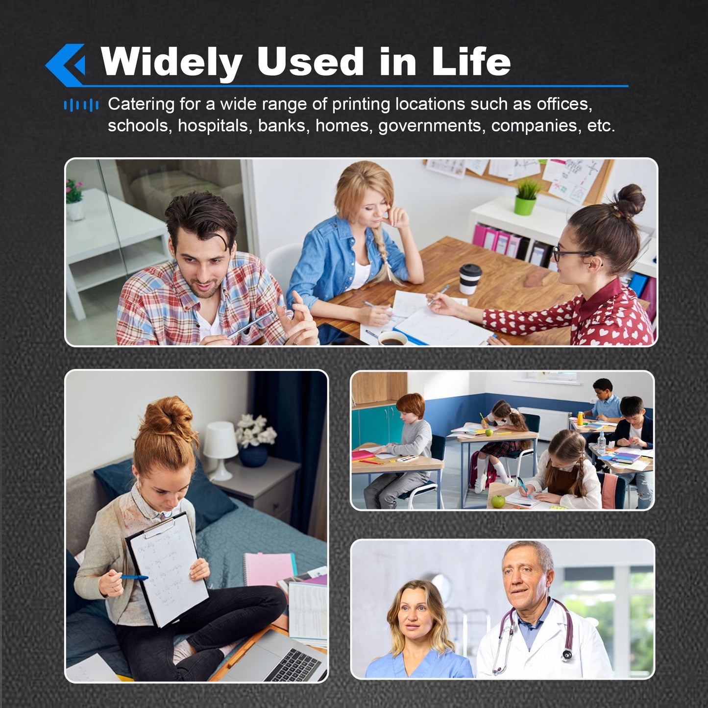 134A Toner Cartridges (with Chip) 2 Pack Black Compatible for HP 134A 134X W1340A W1340X Toner Cartridges for Laserjet 209dw, MFP M234dw, M234sdw Printer