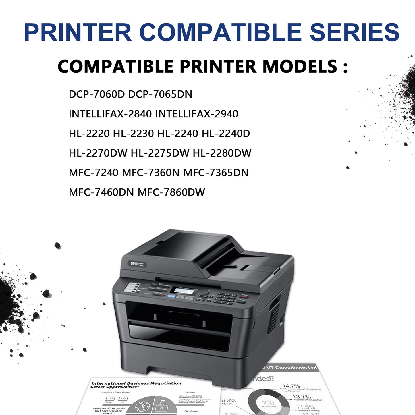 DR420 Drum Compatible for Brother DR420 Drum Unit HL-2270DW DCP-7065DN Printer 2 Pack