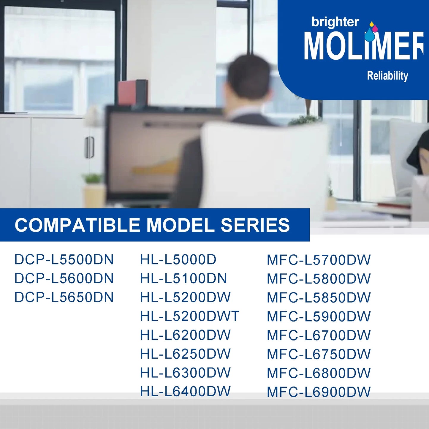 DR 820 Drum Unit Compatible with Brother DR820 DR-820 for HL-L6400DW MFC-L5700DW MFC-L5800DW Printers (1 Pack Black Drum Unit)